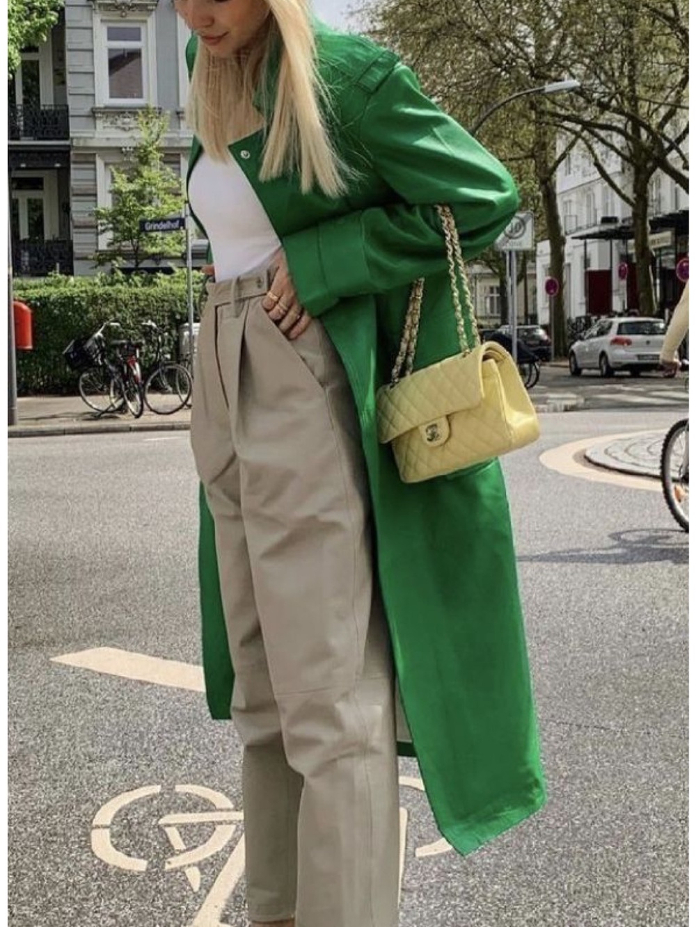 Karl Lagerfeld Teal Green Tailored Coat